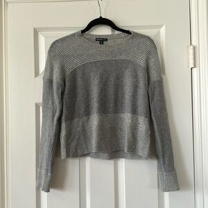 James Perse 100% Cashmere Grey Sweater Size 0